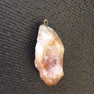 Citrine point with Loop